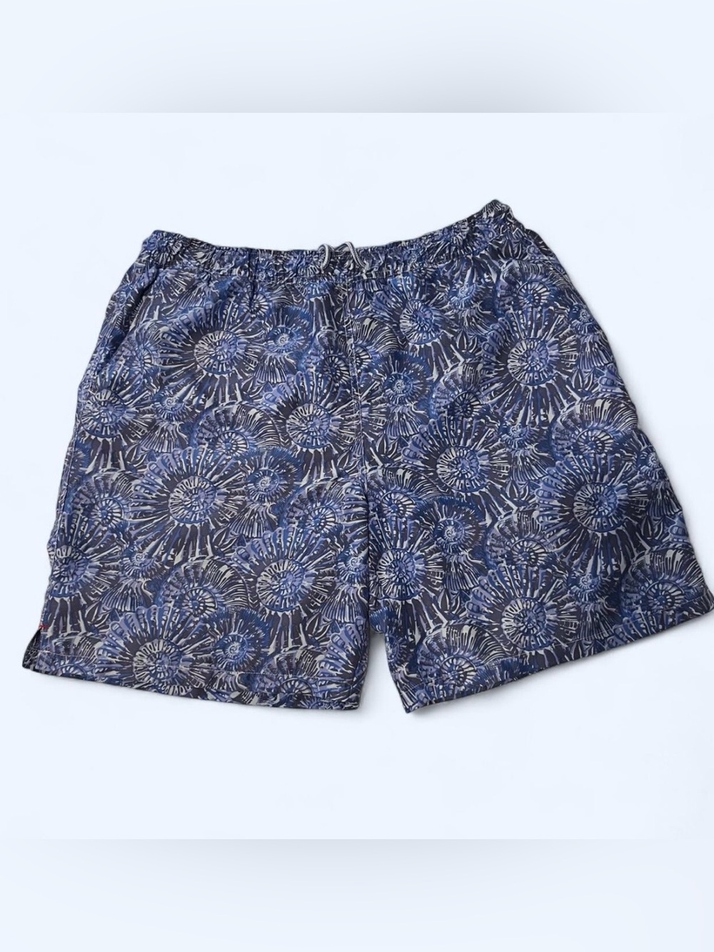 Peter Millar Blue Floral-Pattern Swim Trunks